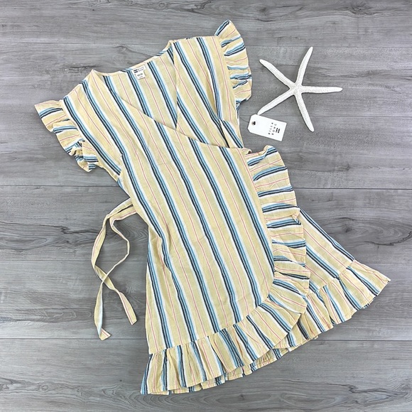 🔆BILLABONG🔆 WRAP AND ROLL WRAP DRESS - Picture 2 of 16